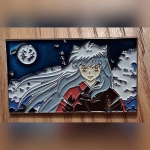 EUC Inuyasha Anime Japan Collectible Winter Scene Enamel Pin Jewelry Flare